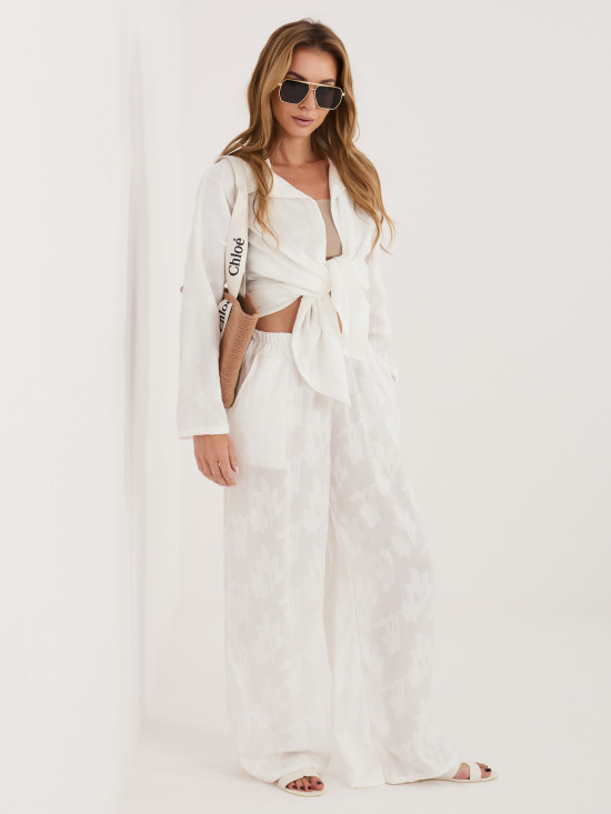 Biely dámsky komplet