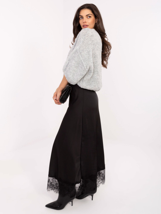 Svetrový kardigán so zapínaním na gombíky, svetlosivý