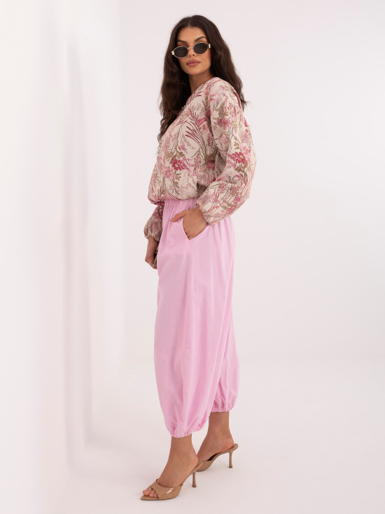 Ružová kvetinová bomber bunda