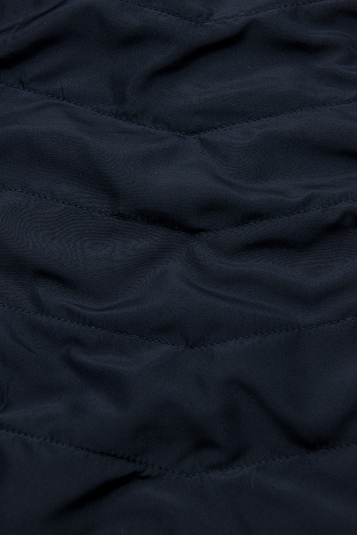 Parka s odopínateľnou kapucňou červená/modrá