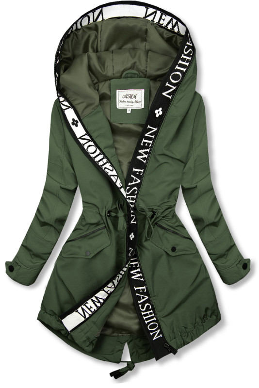 Olivovozelená parka FASHION