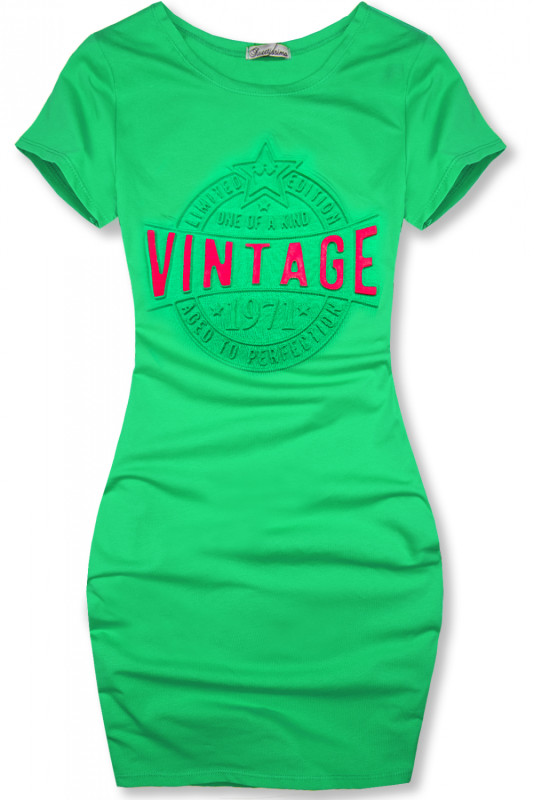 Šaty VINTAGE zelené