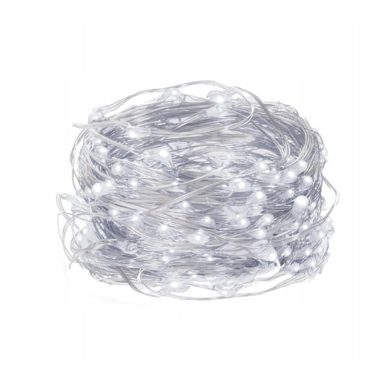 Vianočné svetlá - 200 LED, 20m, biela