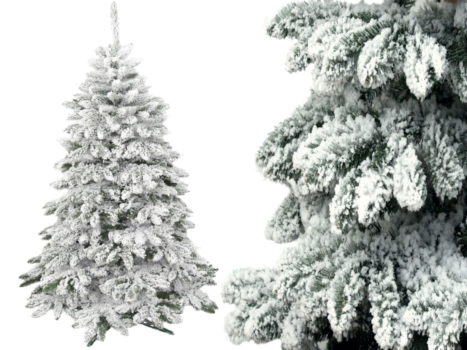 Umelý zasnežený stromček Smrek 220 cm
