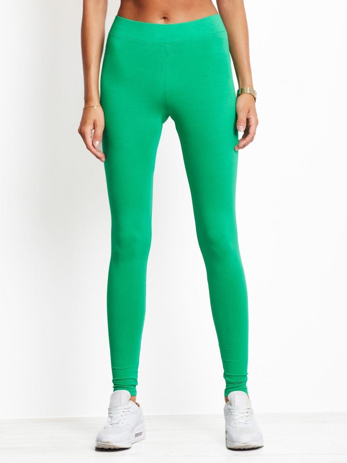 Zelené basic legíny