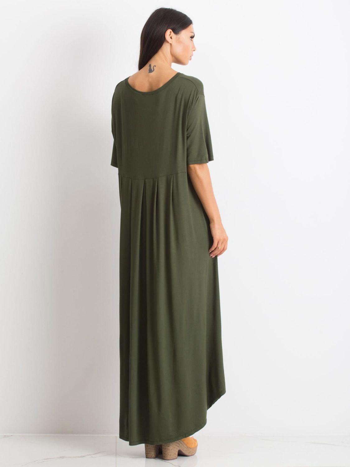 Khaki oversized šaty