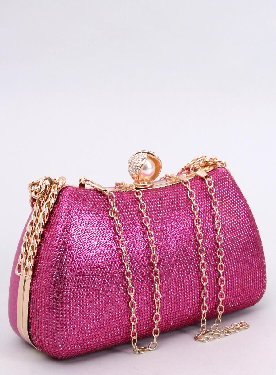 Spoločenská clutch kabelka ružová