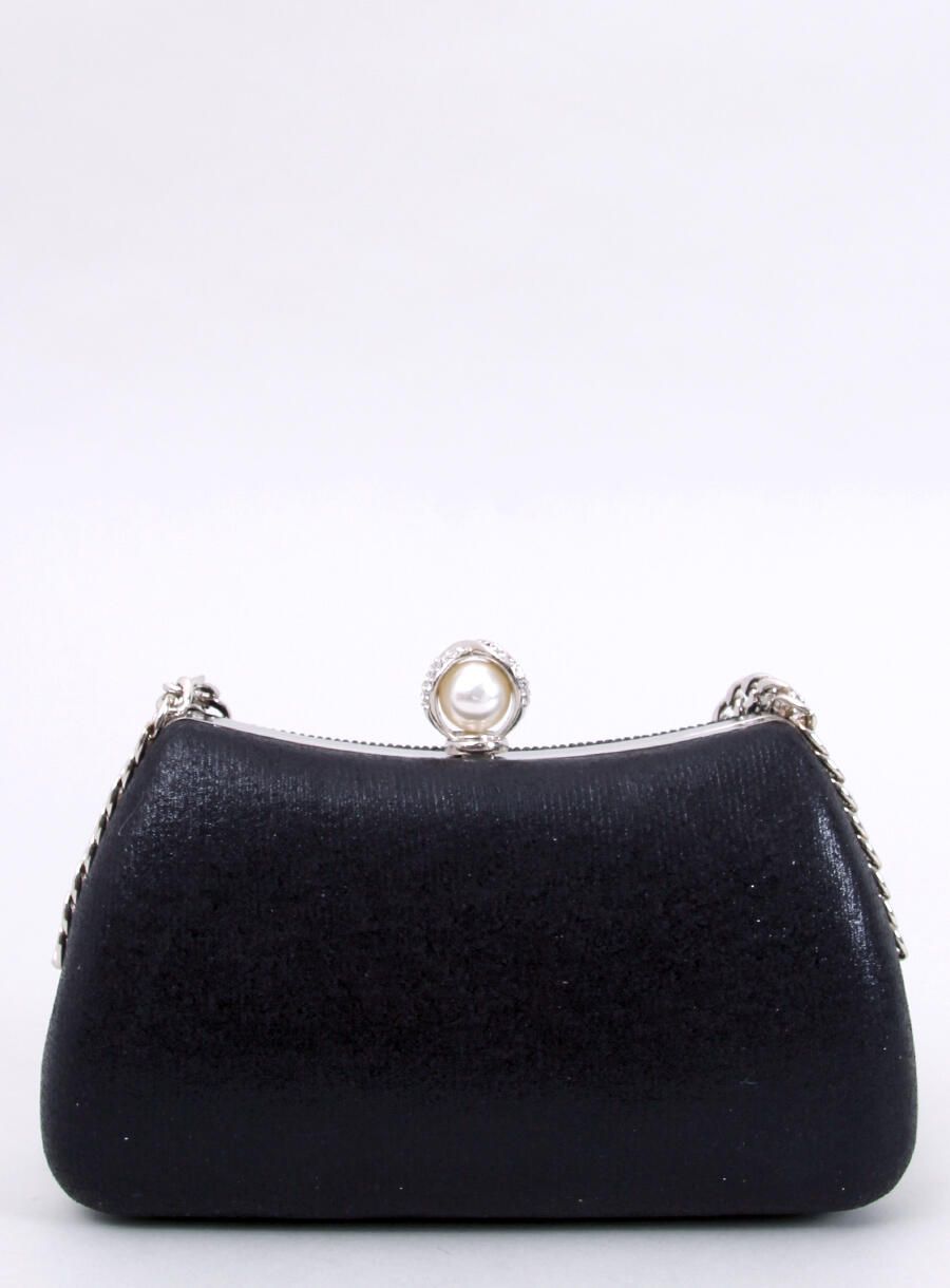 Spoločenská clutch kabelka čierna
