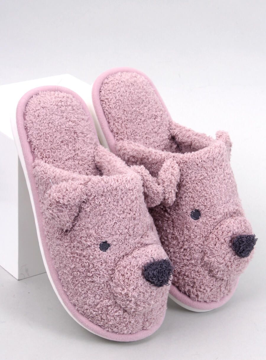 Ružové dámske papuče TEDDY BEAR