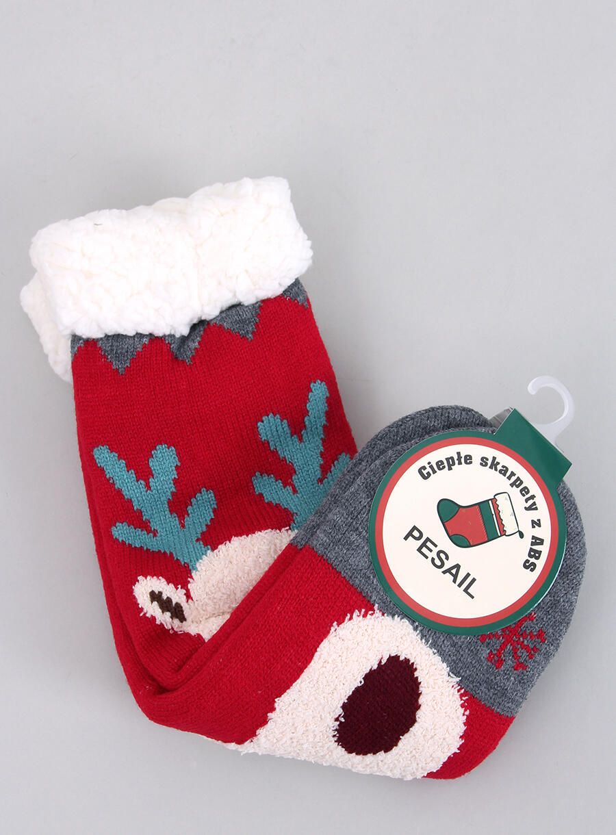 Ponožky REINDEER červené