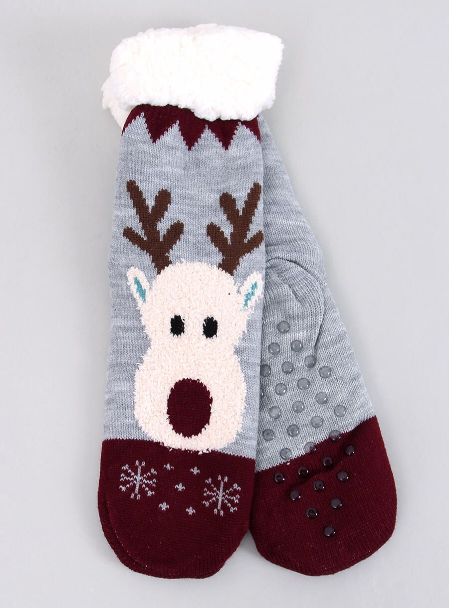 Ponožky REINDEER sivé