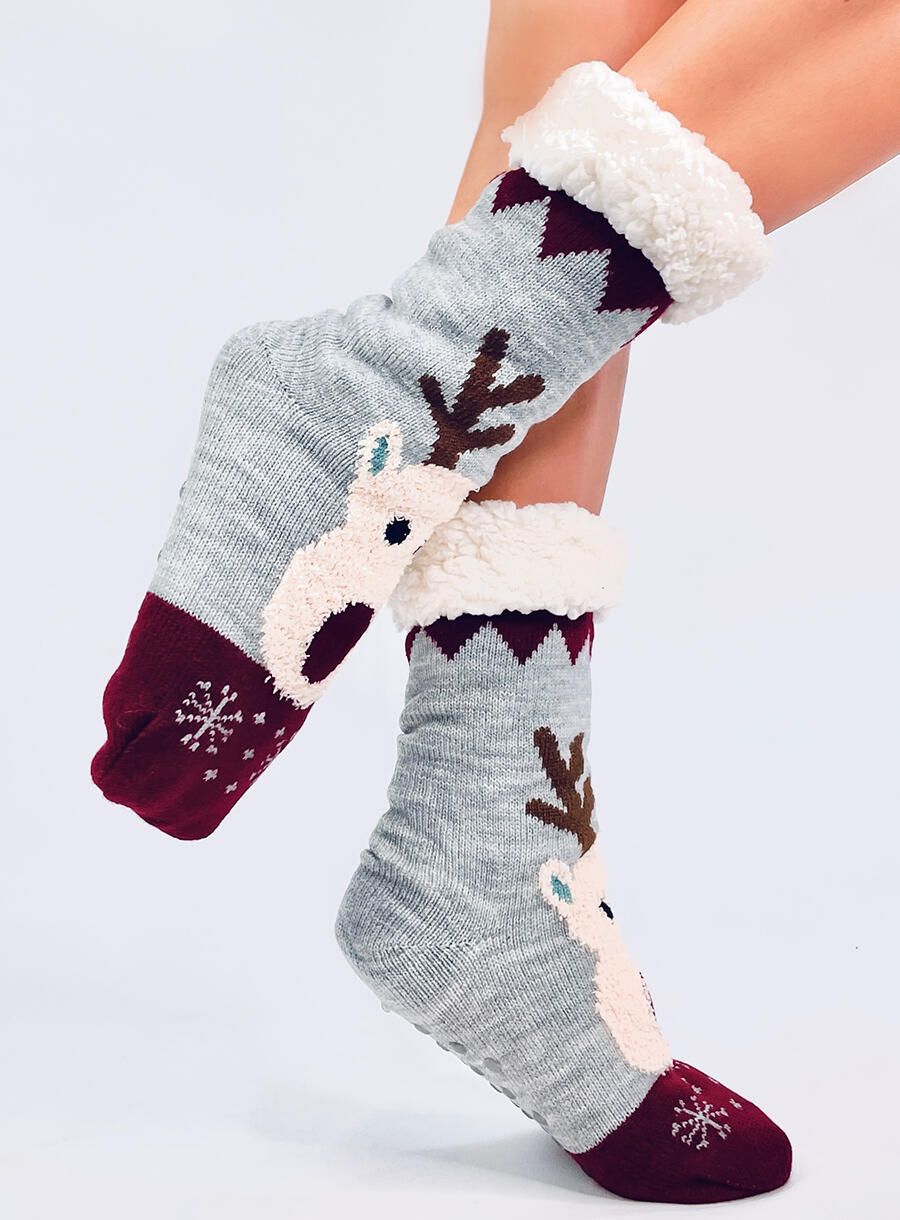 Ponožky REINDEER sivé