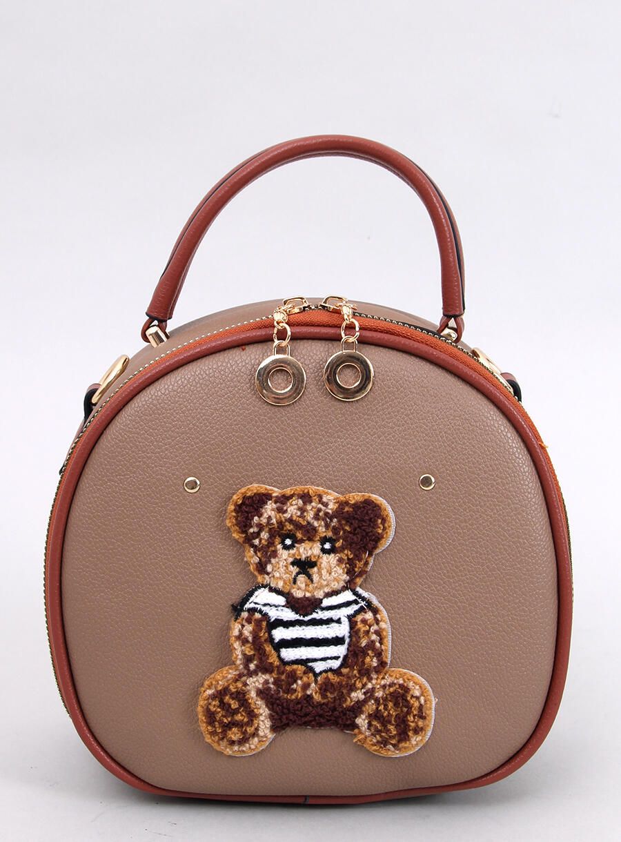 Hnedá kufríková kabelka TEDDY