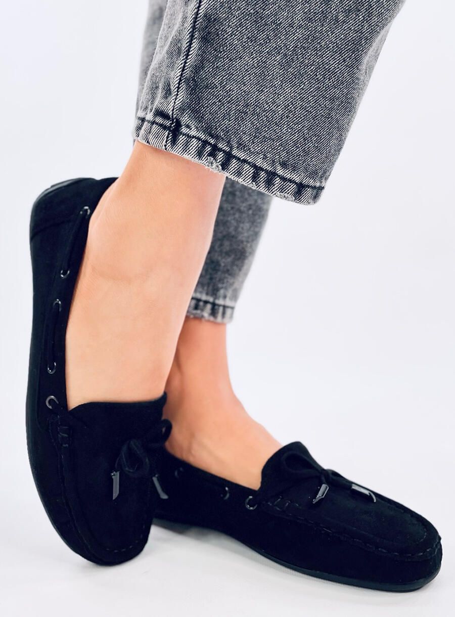 Mokasíny z ekosemišu čierne