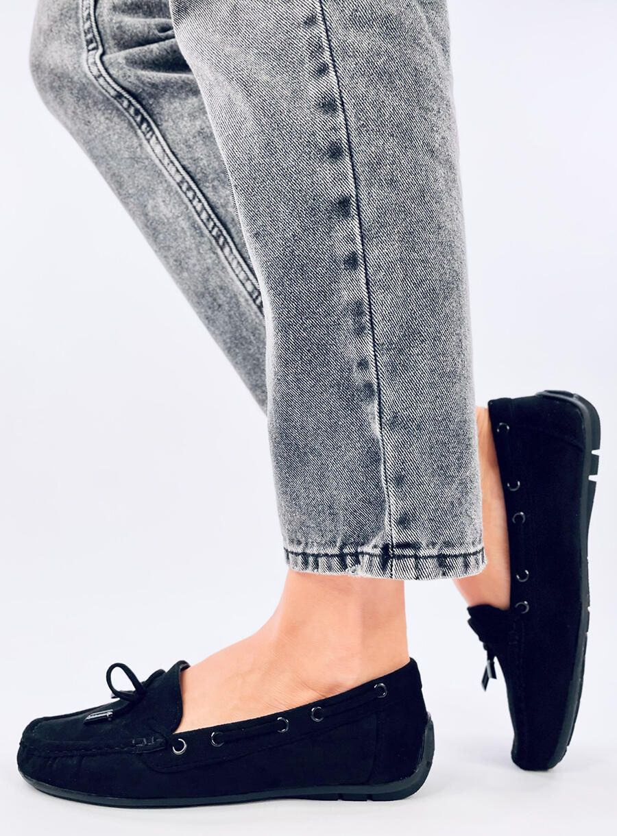 Mokasíny z ekosemišu čierne