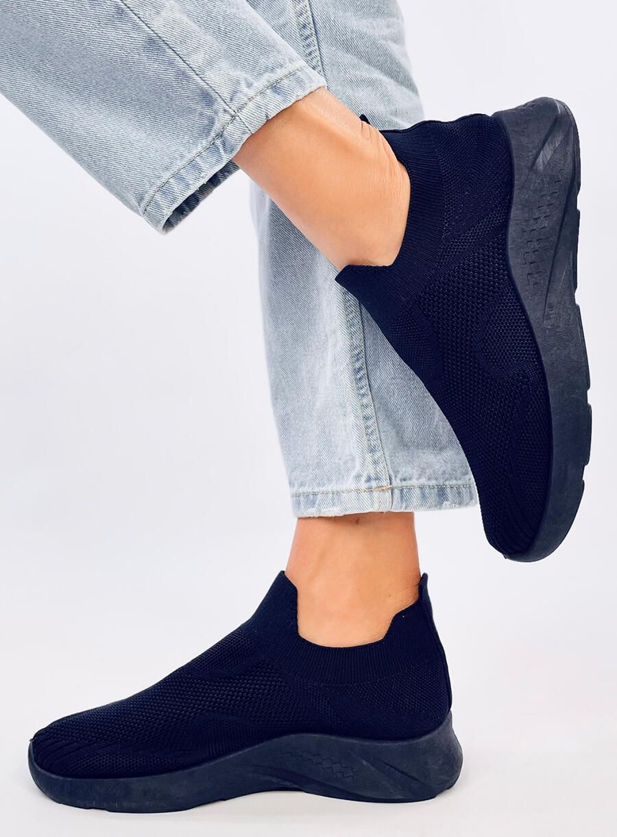 Tenisky typu slip-on námornícke modré