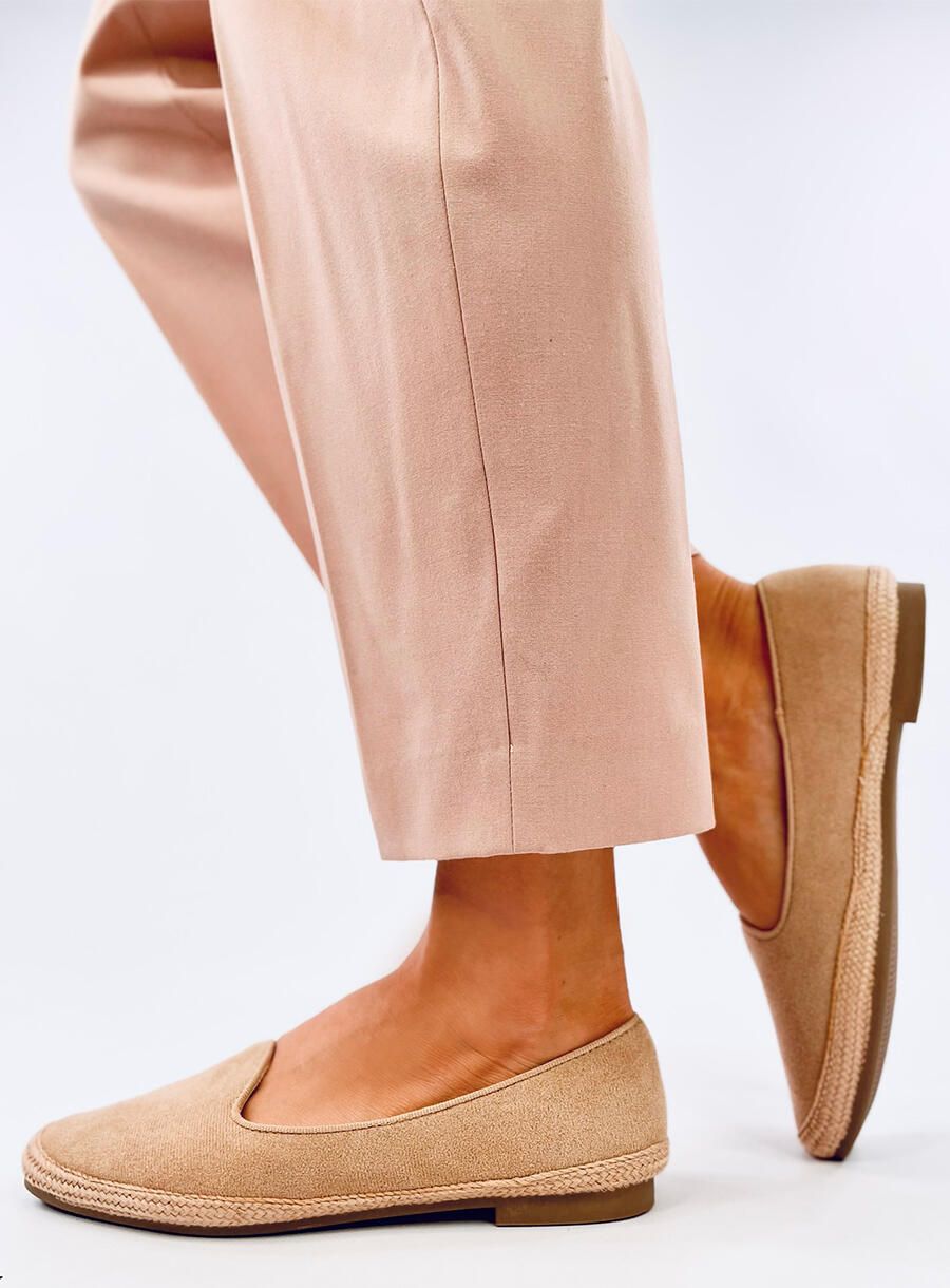 Camel espadrilky z ekosemišu