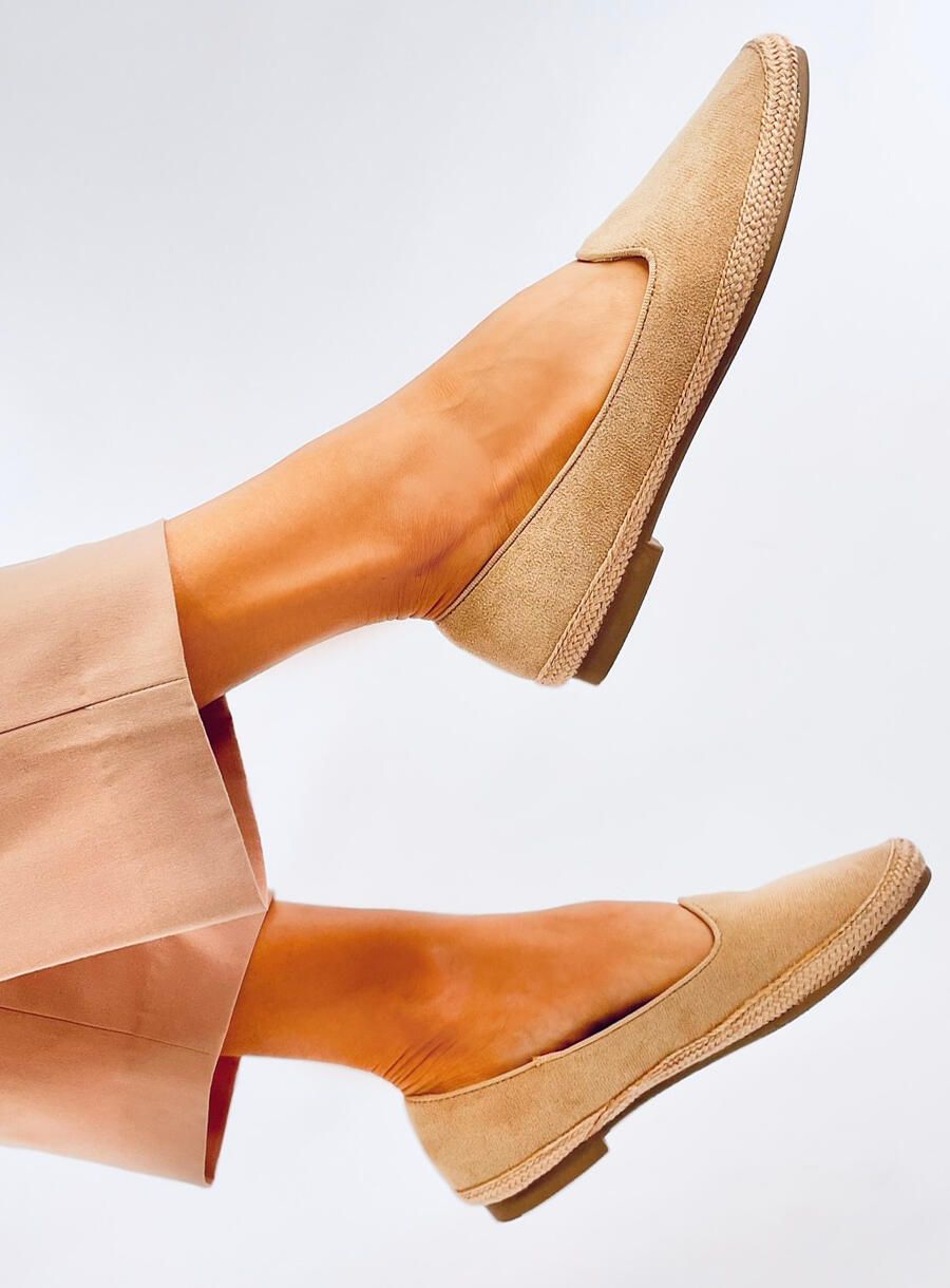 Camel espadrilky z ekosemišu