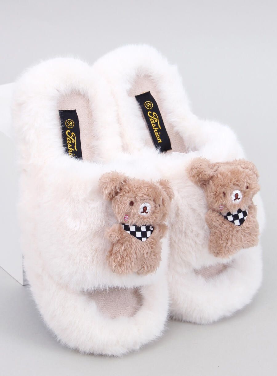 Biele papuče TEDDY