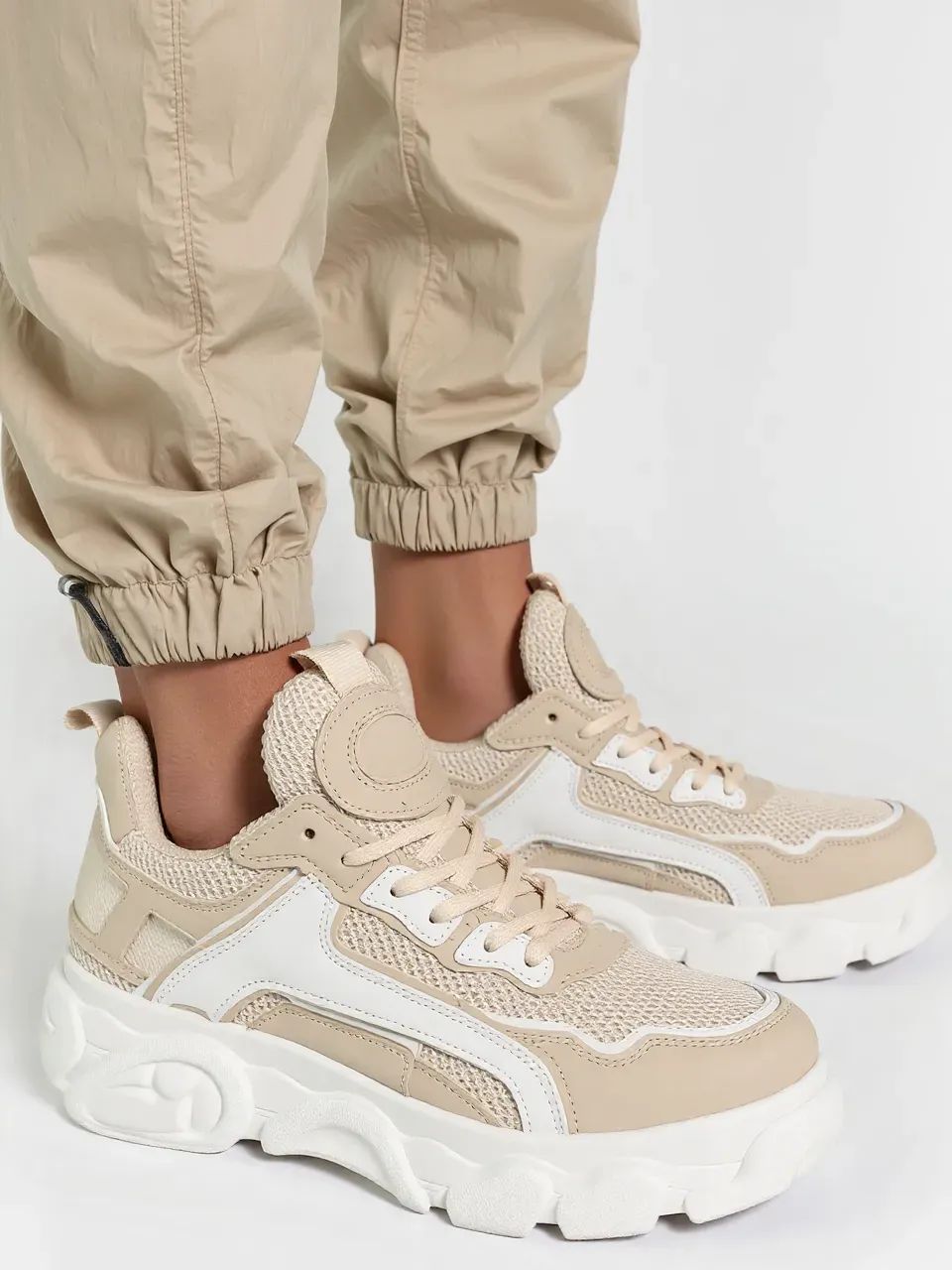 Béžové tenisky H&D BEIGE