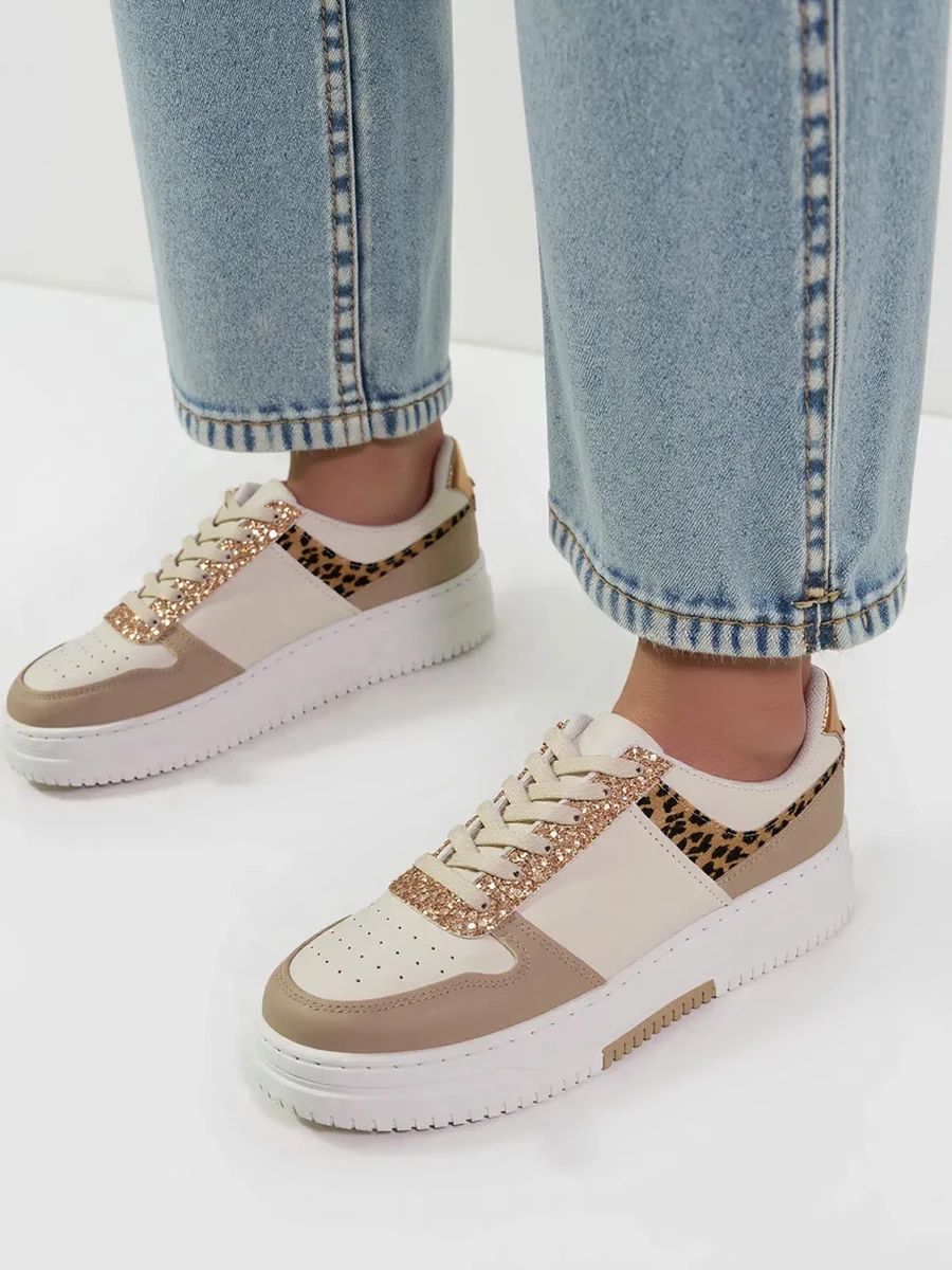 Dámske tenisky VANCOUVER biela/béžová/leopard