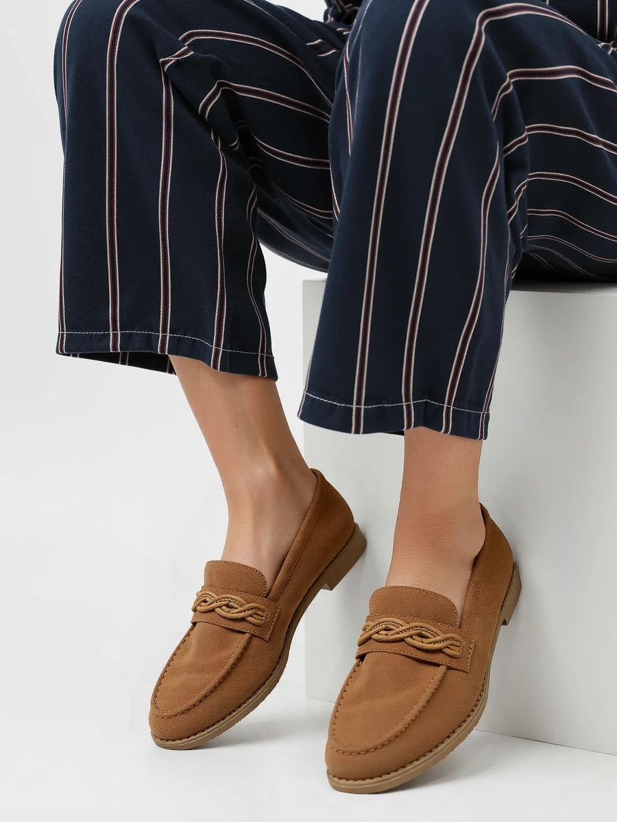 Dámske mokasíny ROCHELLE v camel hnedej