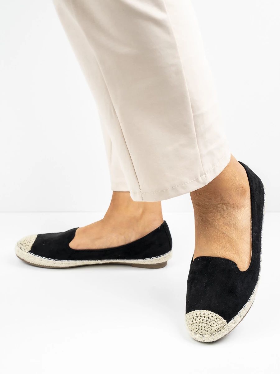 Čierne espadrilky SARDINIA