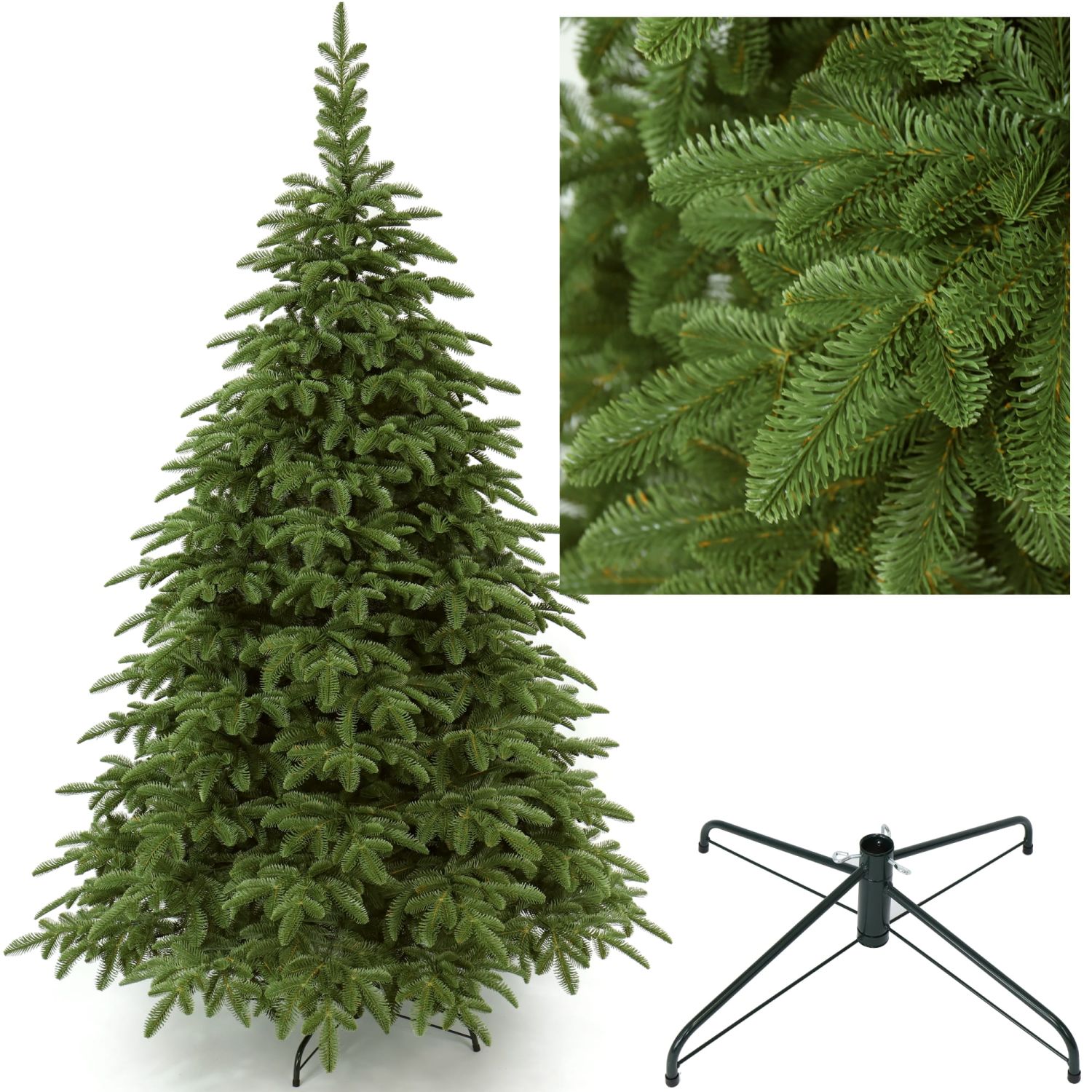 Umelý stromček Jedľa prírodná PREMIUM 220 cm