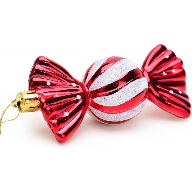 Vianočné ozdoby - bonbóny 6 ks