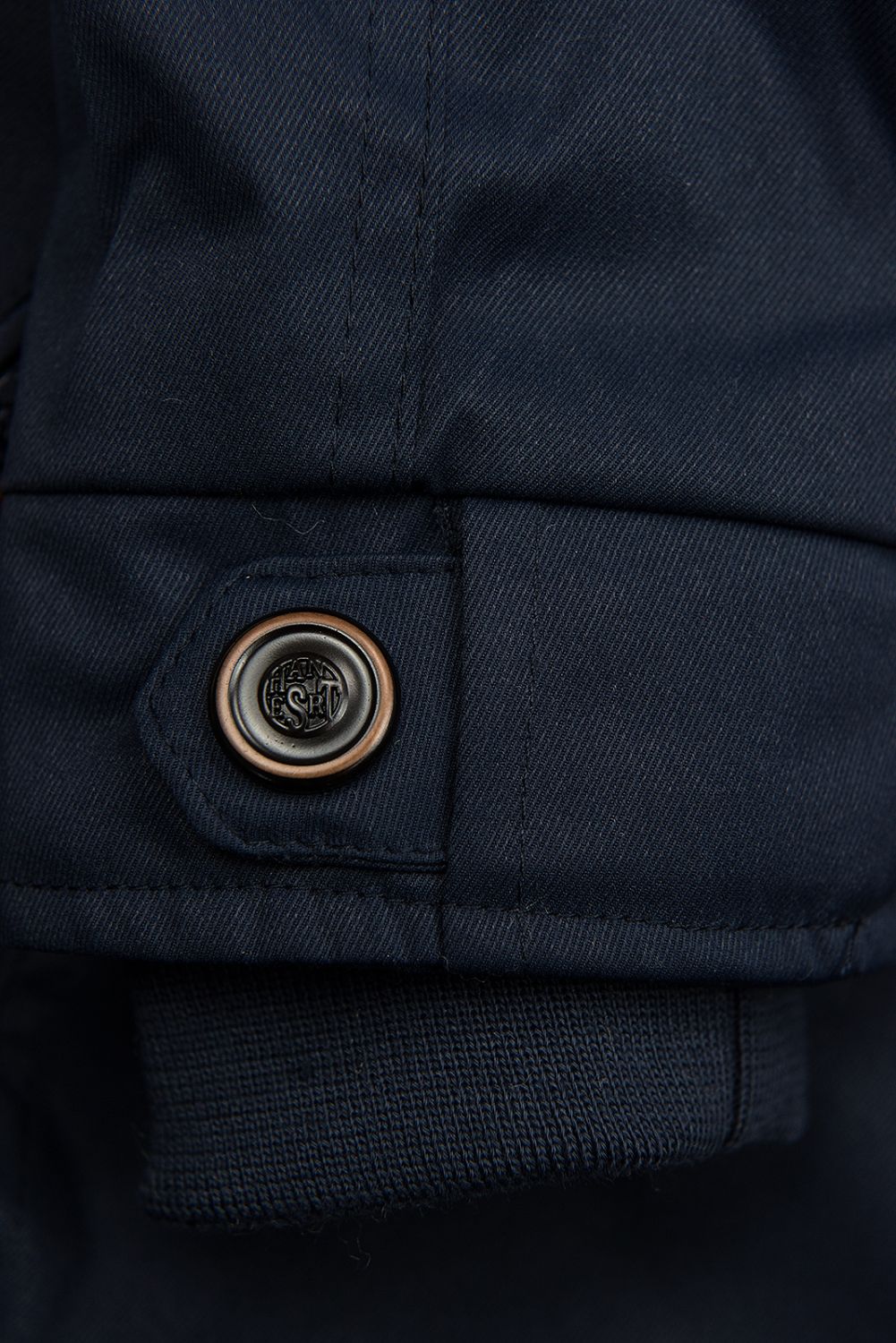 Modro-sivá zimná parka