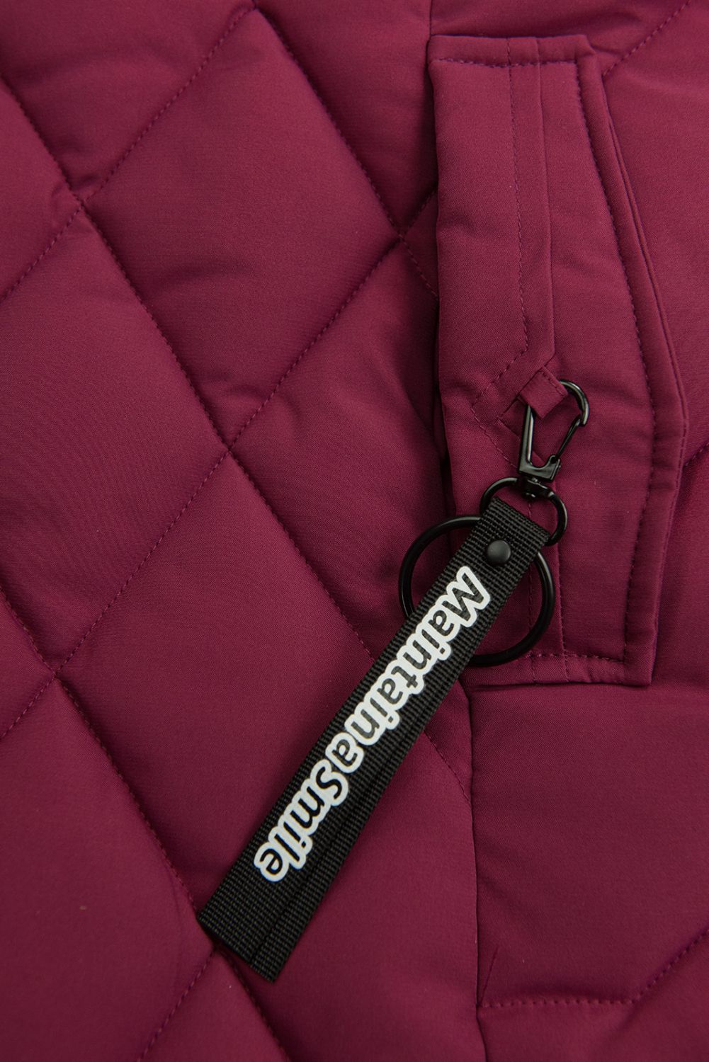 Dievčenská zimná bunda v burgundy