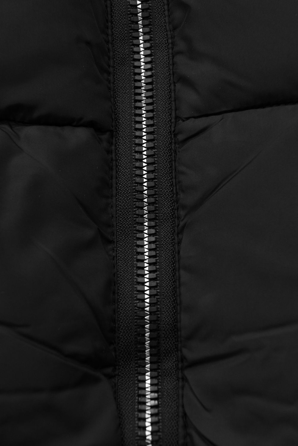 Dievčenská čierna zimná bunda DESIGN