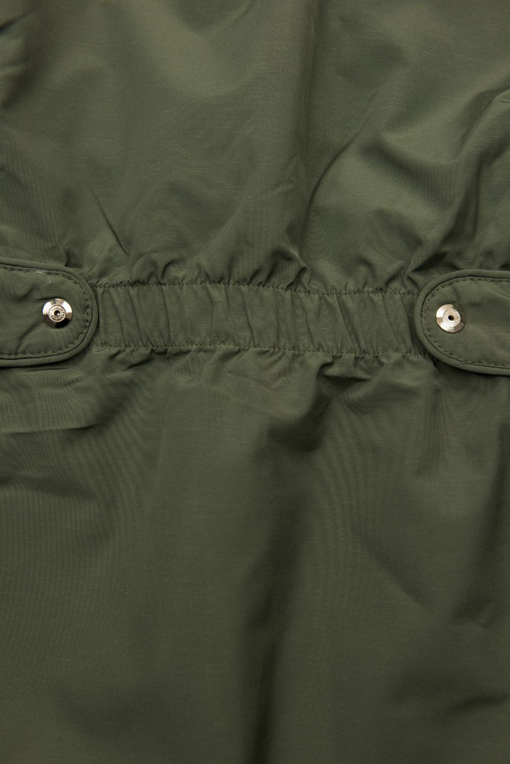 Khaki/čierna obojstranná jesenná bunda