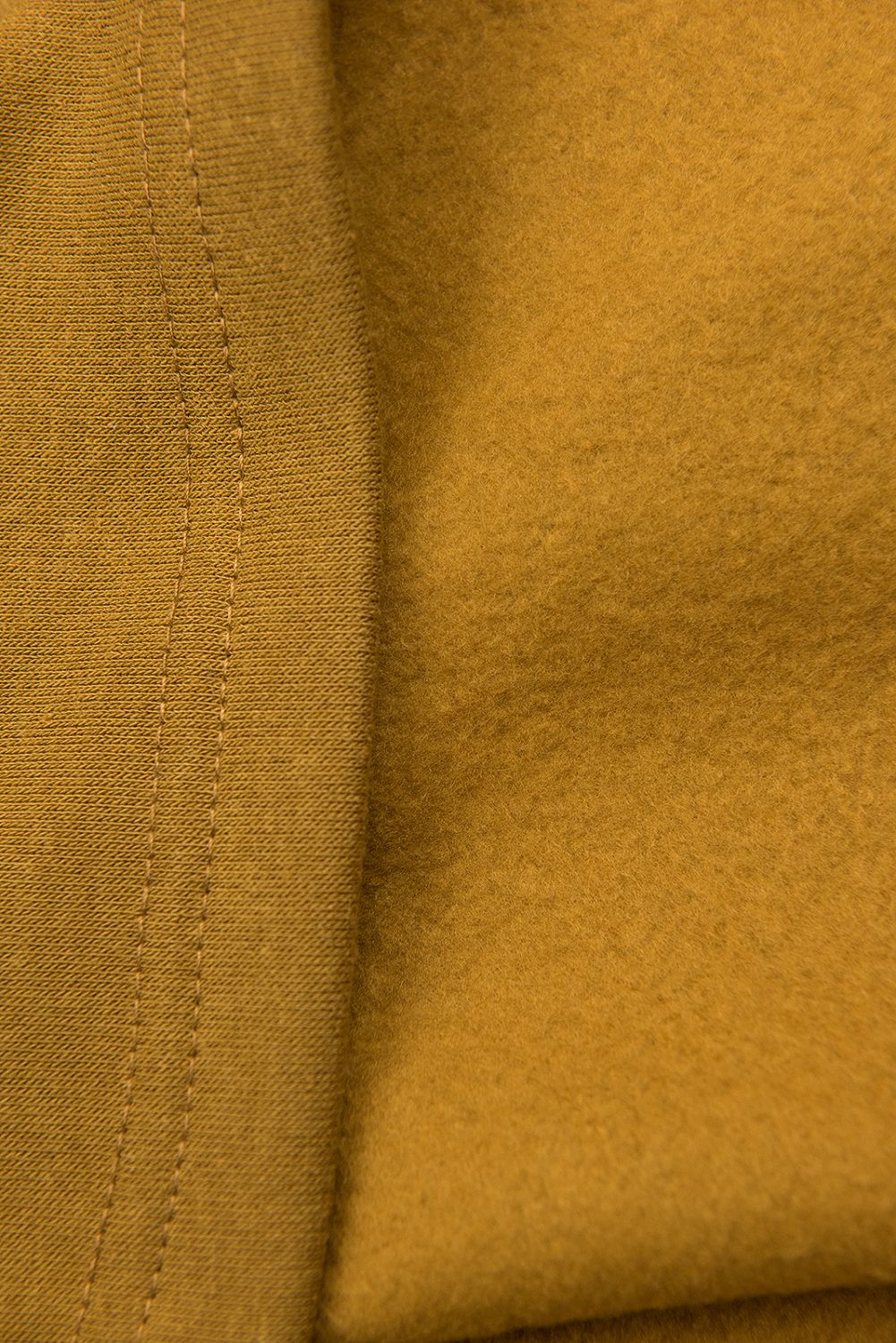 Predĺžená mikina mustard/čierna