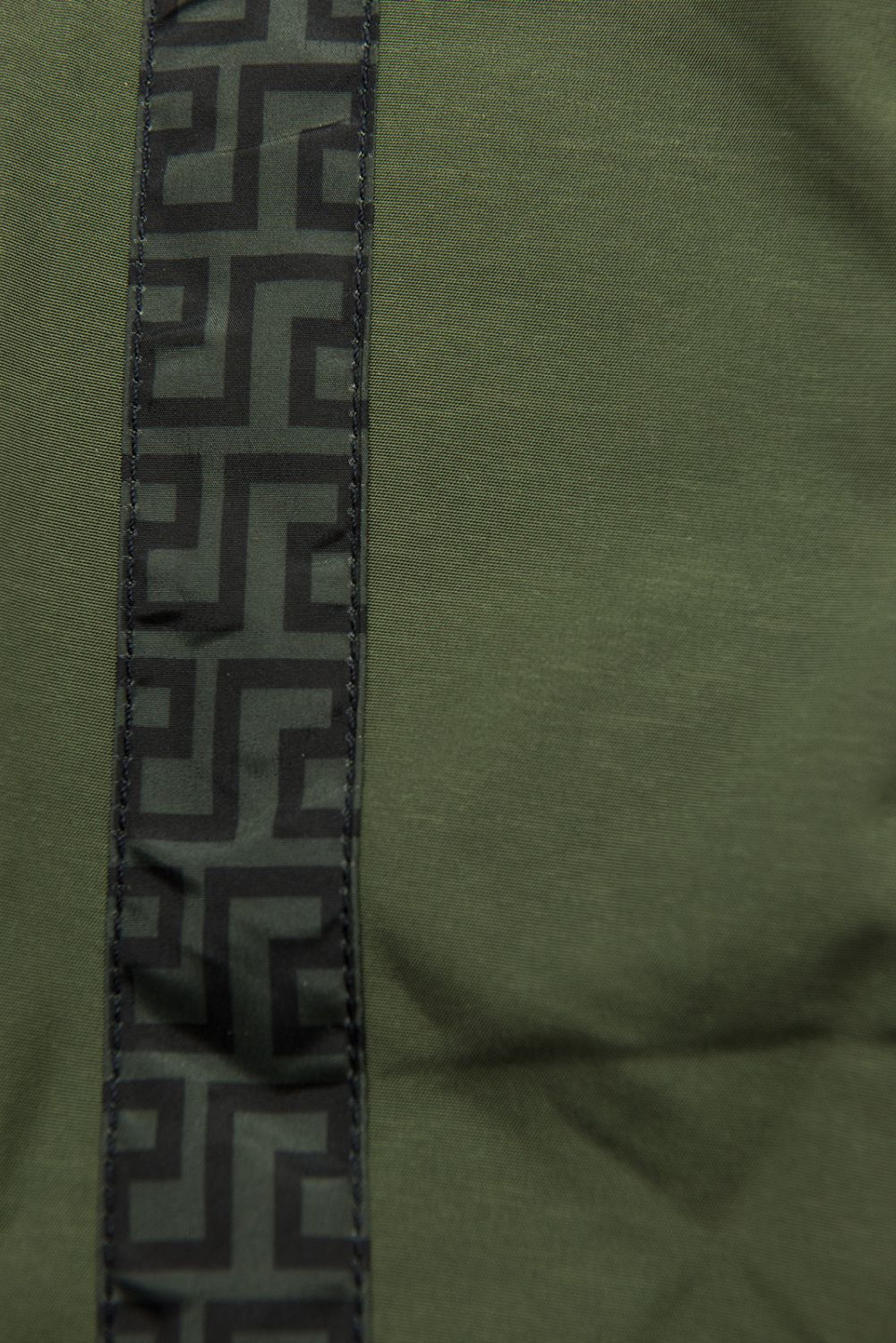 Khaki prešívaná obojstranná bunda