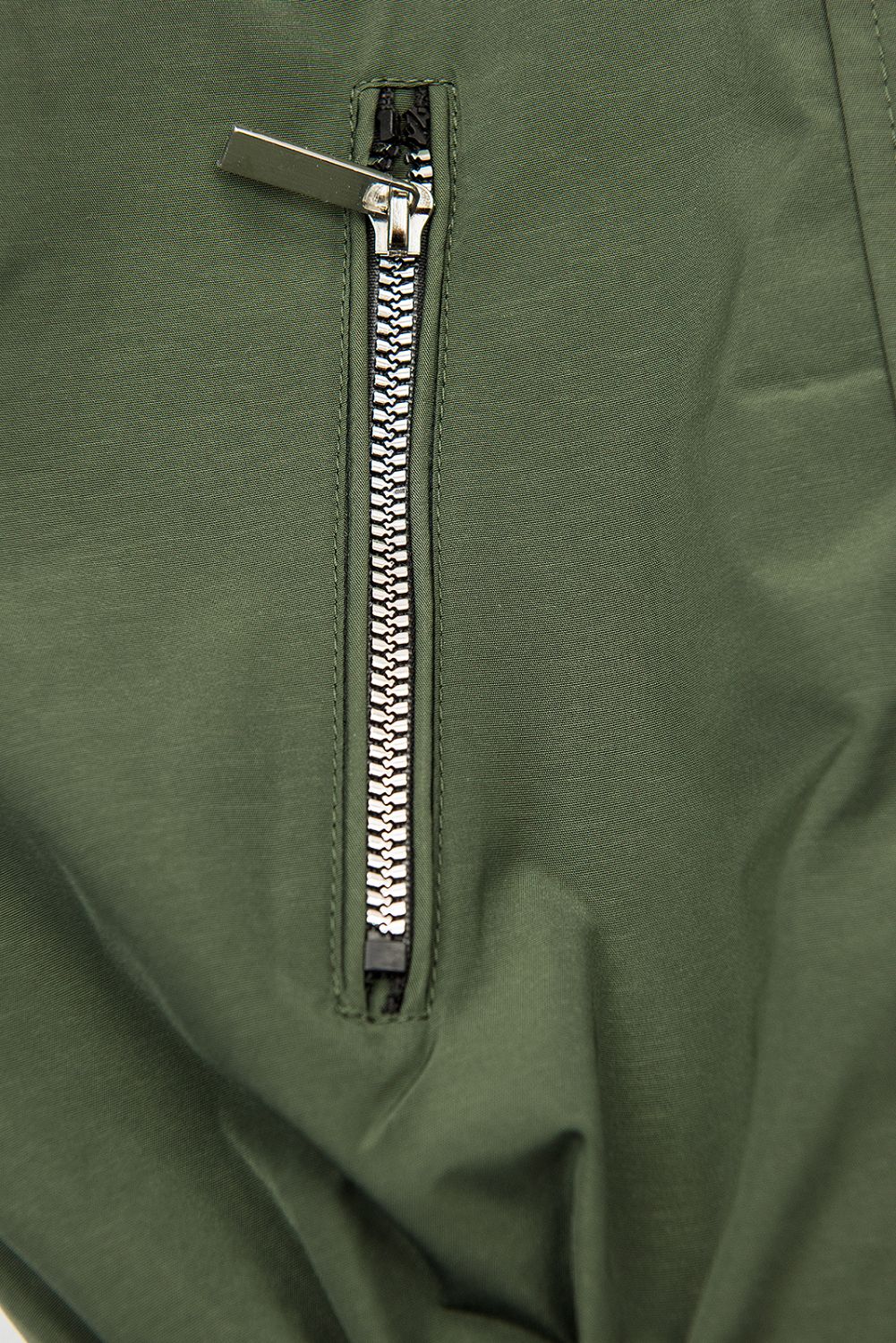 Zimná parka obojstranná khaki/čierna