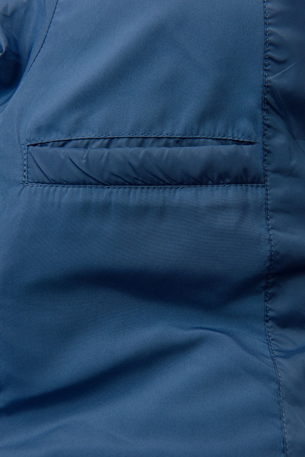 Prešívaná zimná modrá bunda ICE