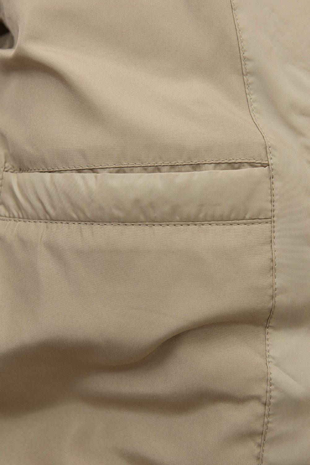 Prešívaná zimná béžová bunda ICE