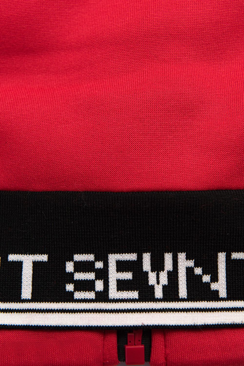 Predĺžená mikina s kapucňou červená