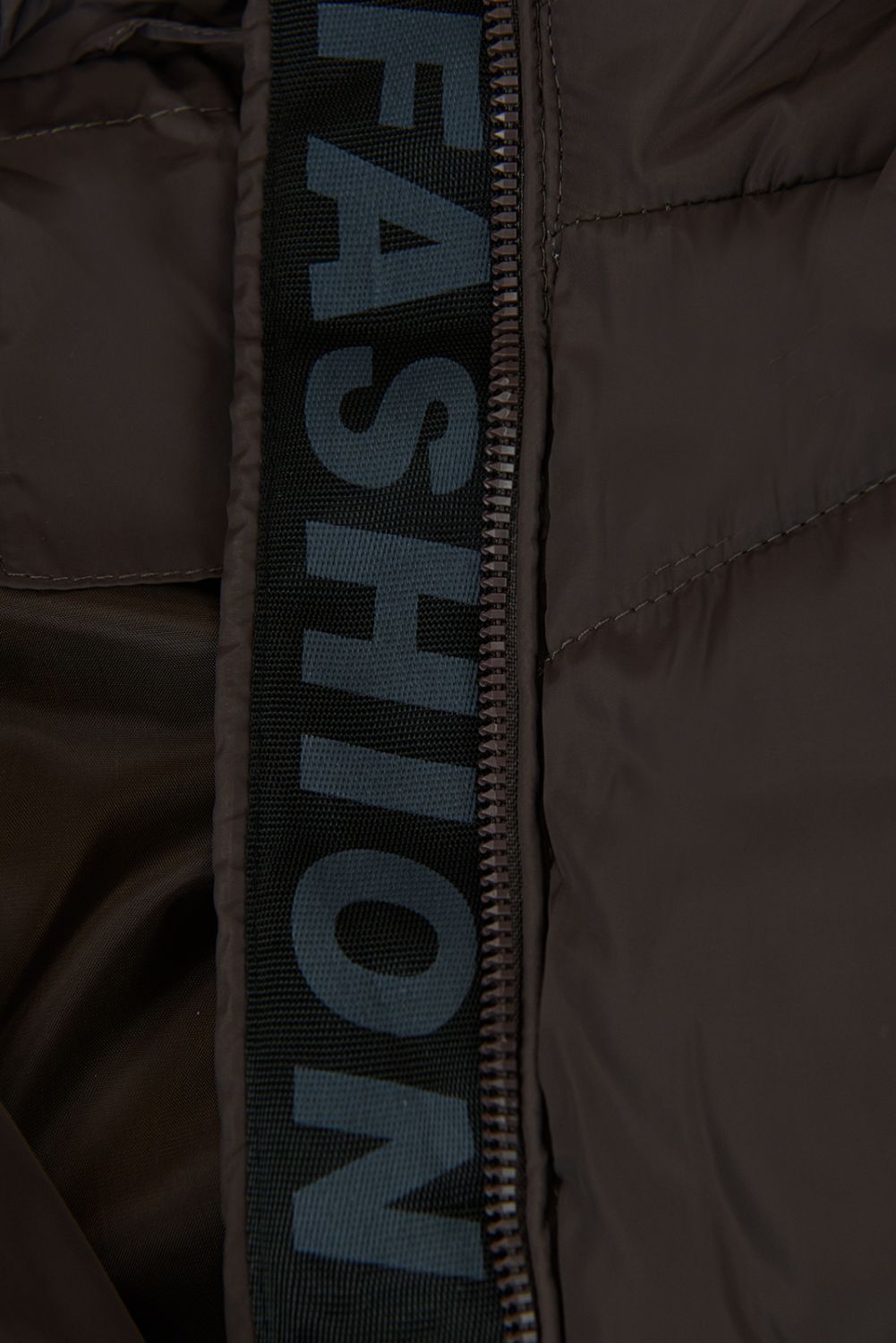 Zimná dámska bunda FASHION čokoládová hnedá