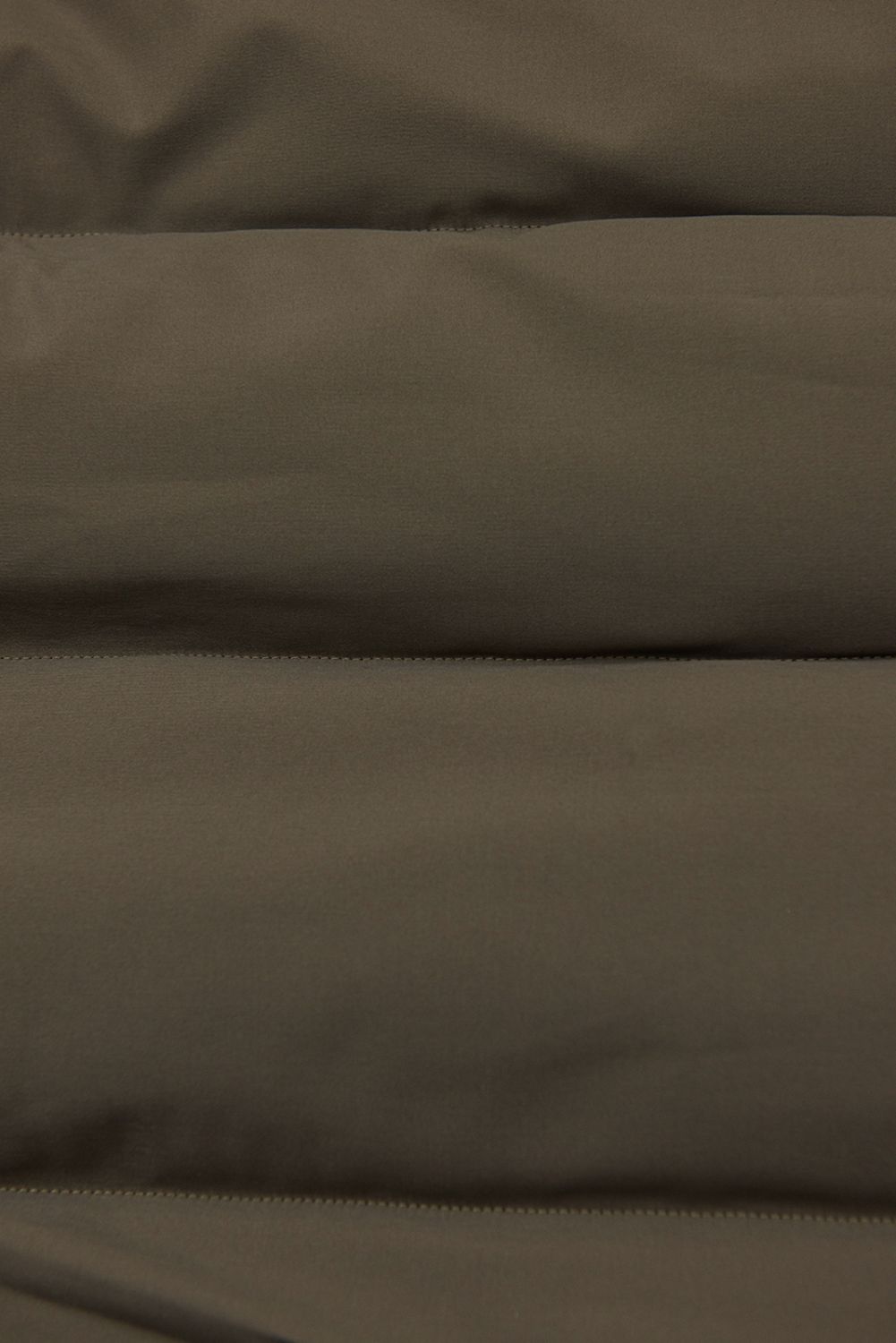 Tmavobéžová zimná bunda s vysokým golierom FLURRY