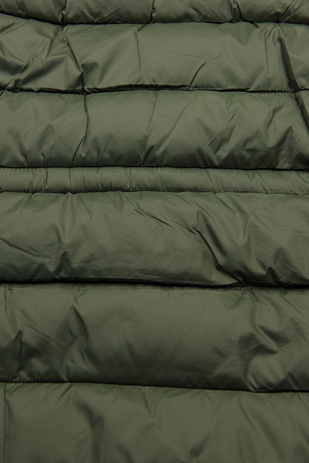 Khaki/zelená obojstranná zimná parka