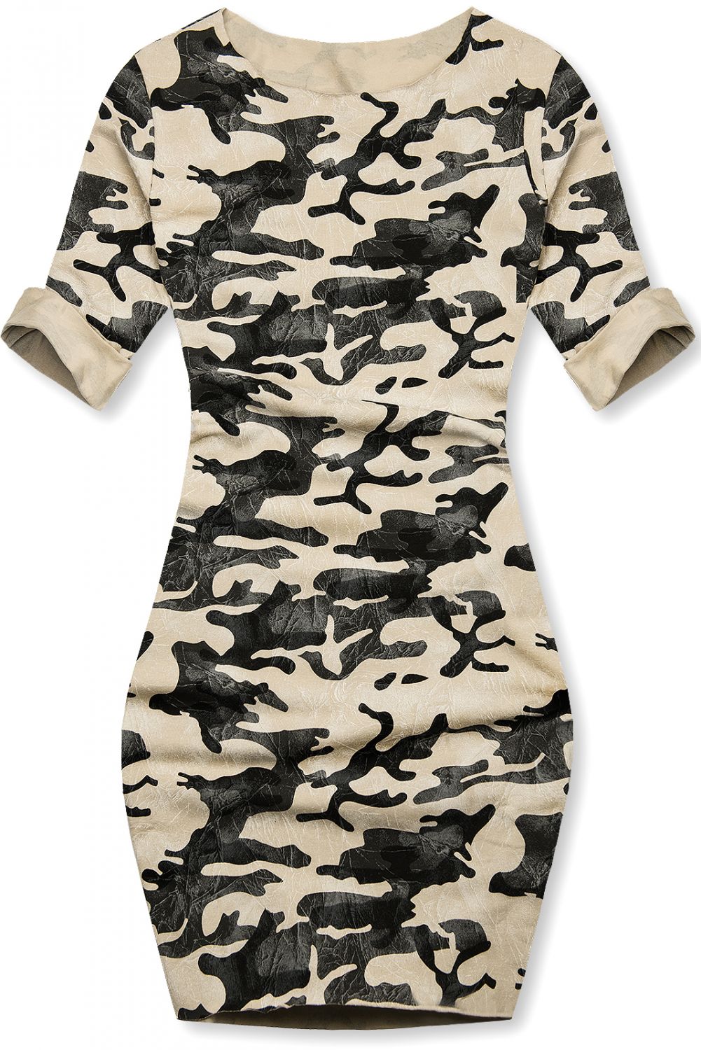Vanilkové ležérne army šaty