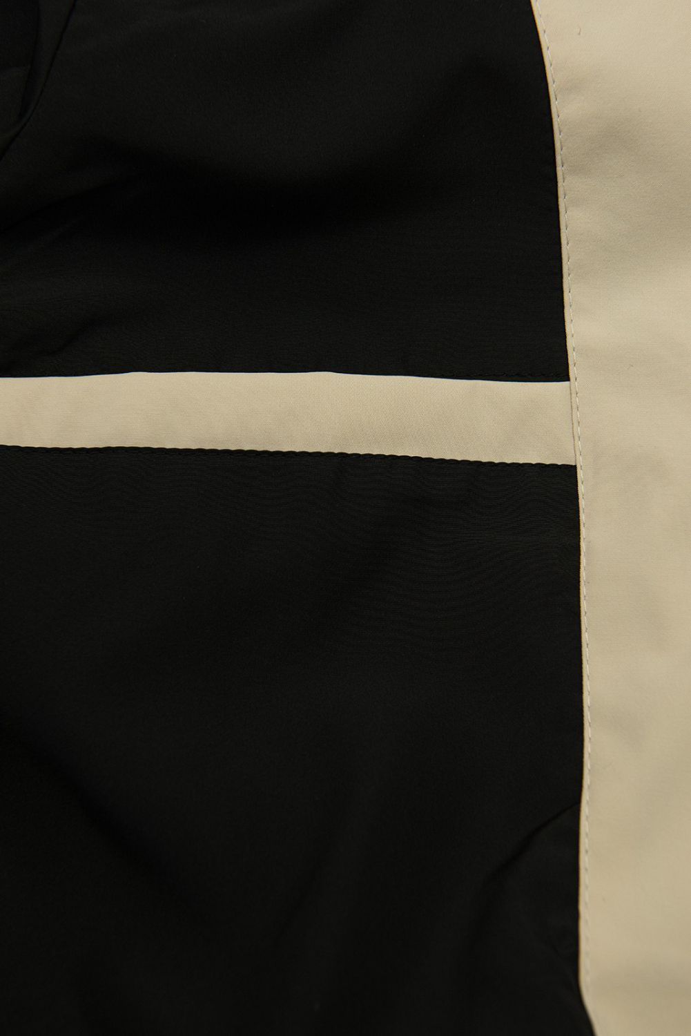 Béžová prechodná parka so sťahovaním v páse