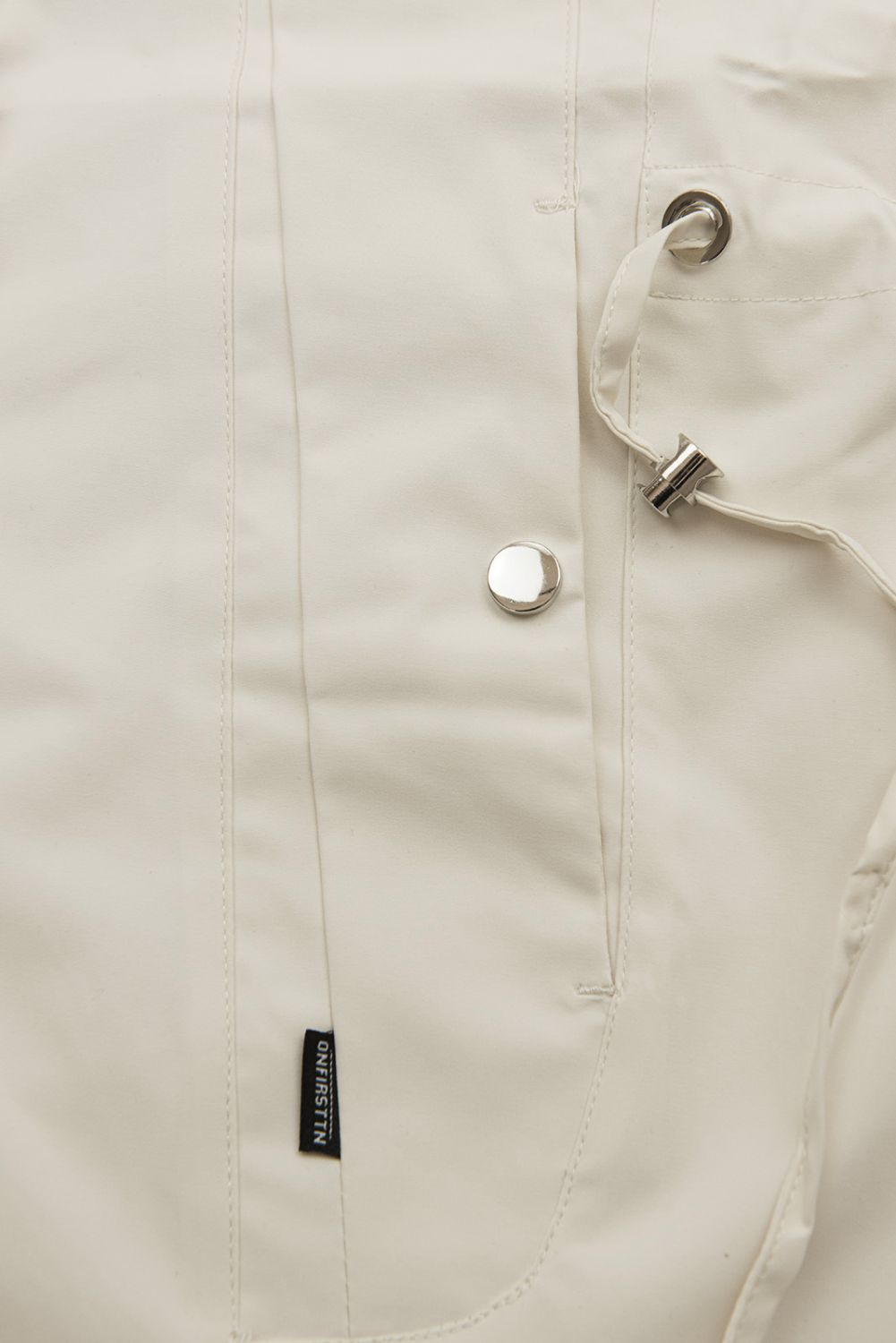 Krémová parka na jar/jeseň