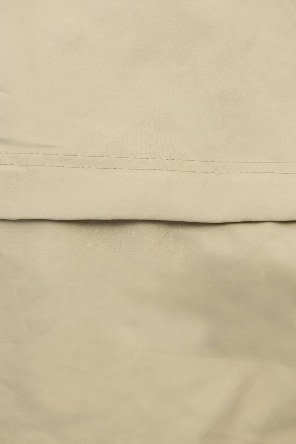 Béžová jarná parka s veľkou kapucňou