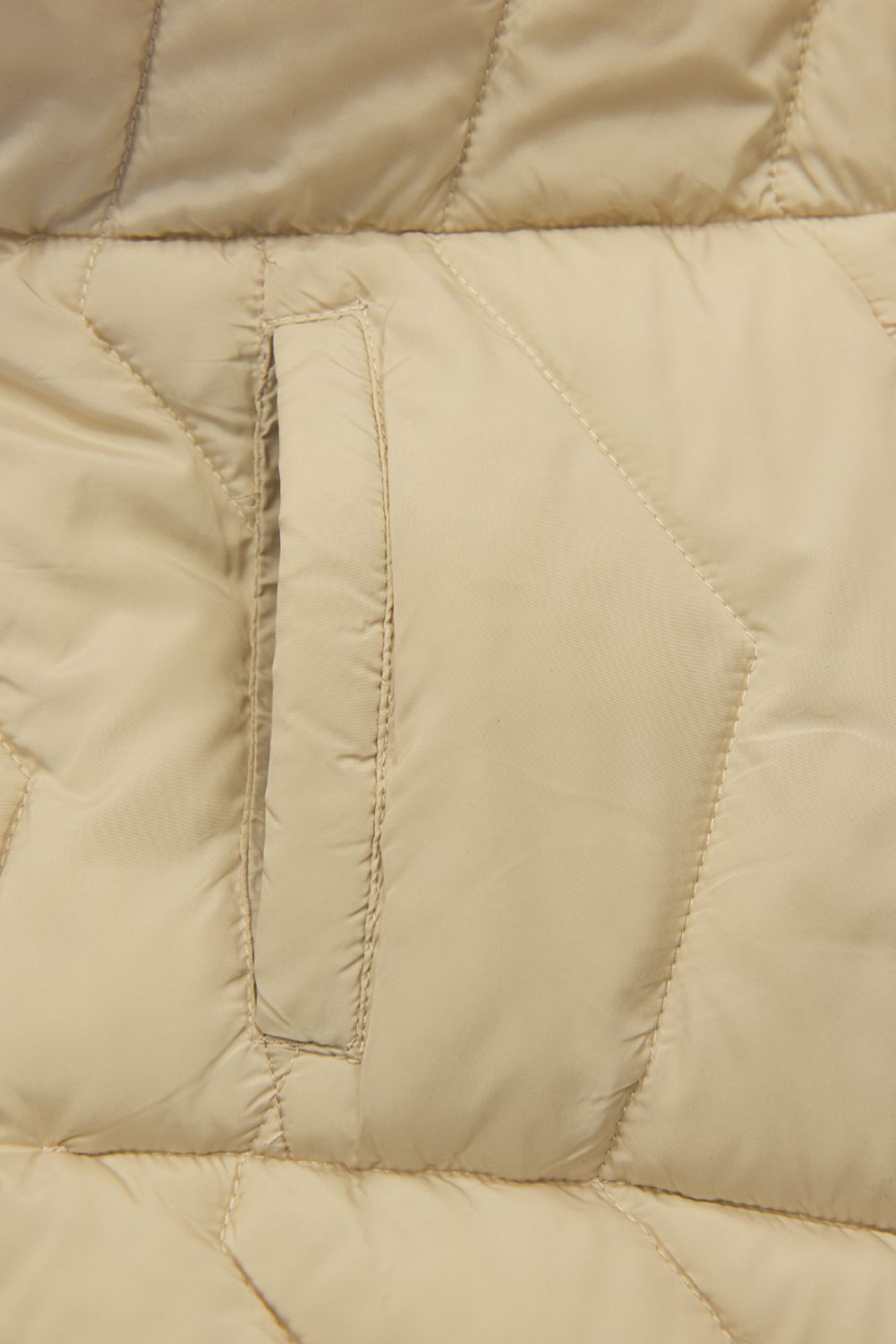 Obojstranná bunda s kapucňou ecru/béžová