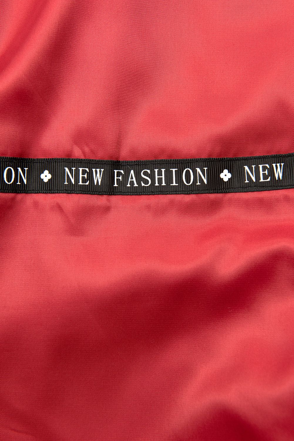 Červená parka FASHION