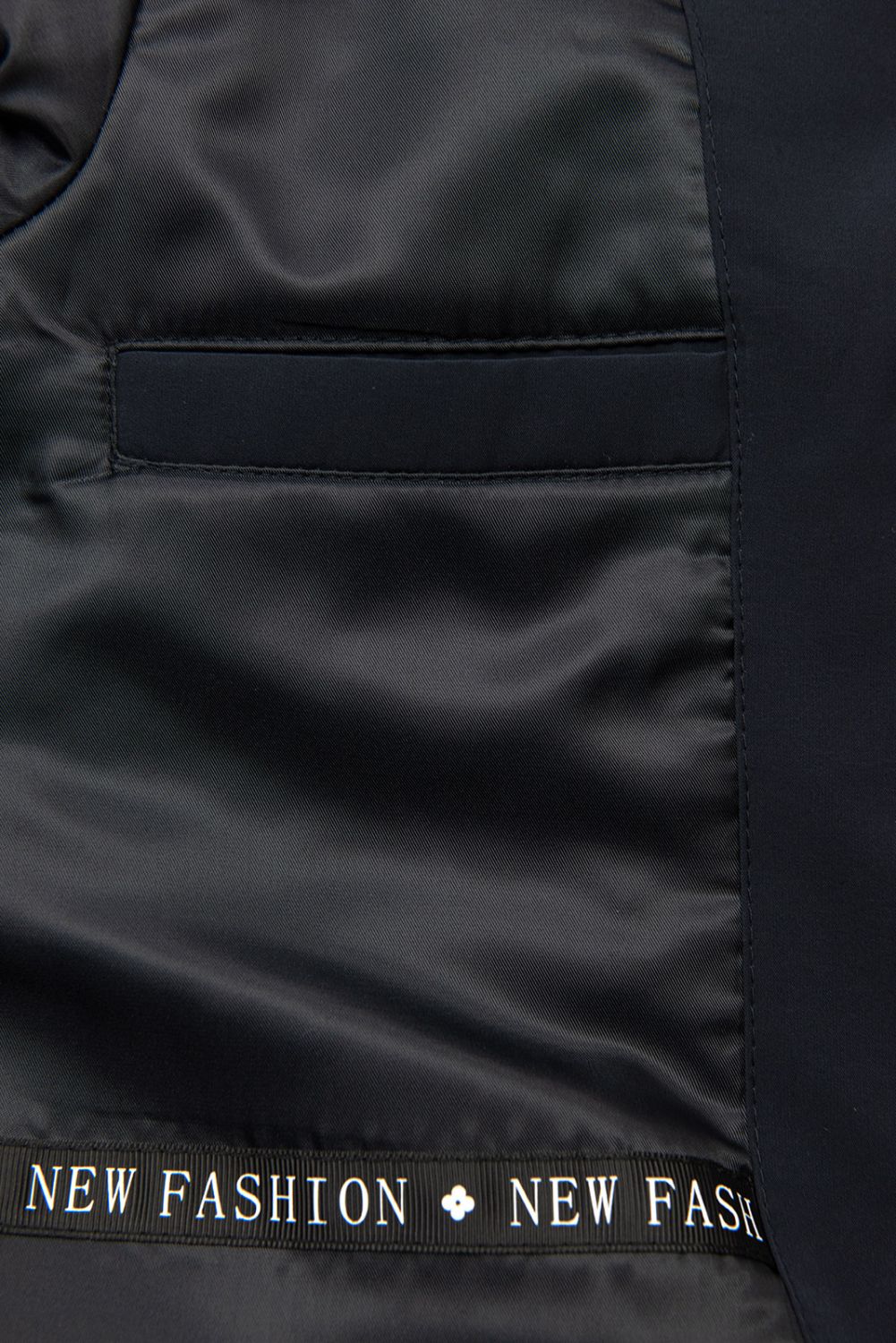 Tmavomodrá parka FASHION