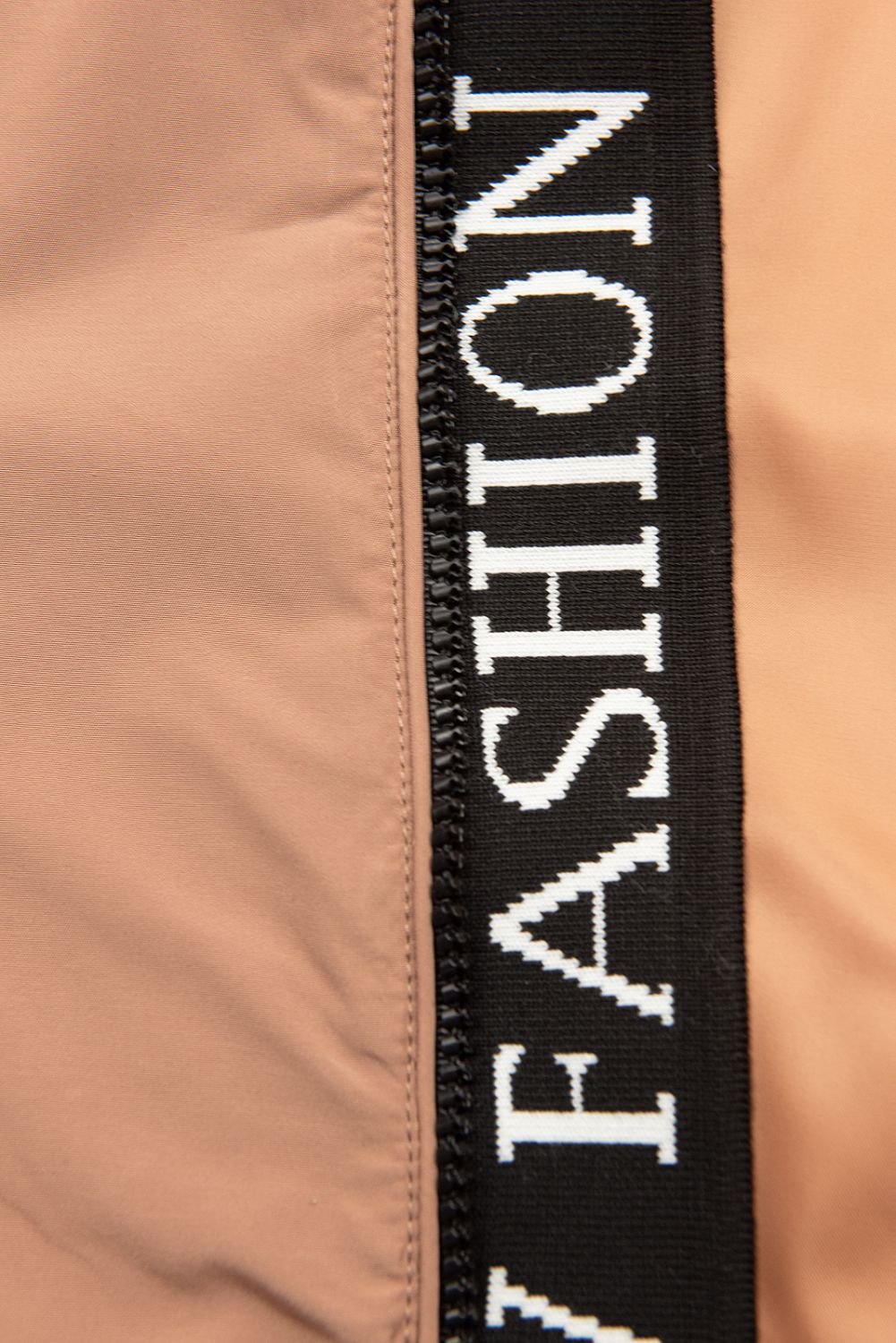 Broskyňovohnedá parka FASHION